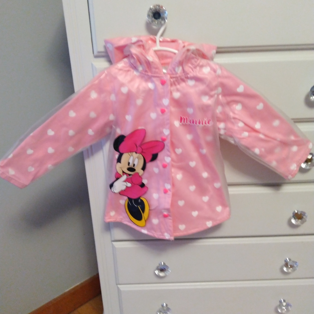 Minnie Mouse raincoat 2T